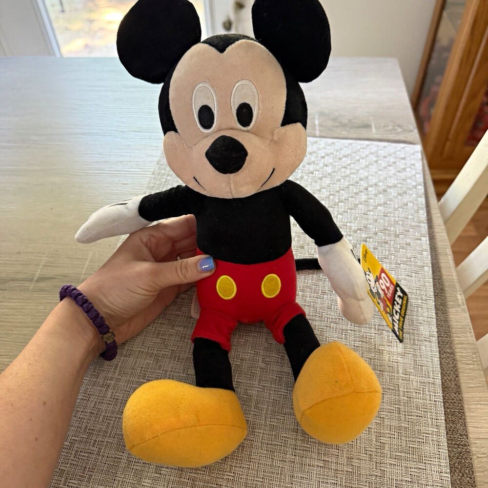 Disney Mickey Mouse 90th Anniversary Plush Kohl’s Cares 2018 YOTTOY 14” Tag